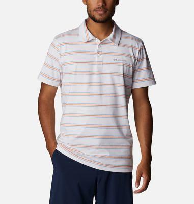 Men's Columbia Gray Cleveland Guardians Omni-Wick Polo Size: Small