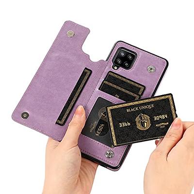 for Samsung Galaxy A54 5G Case for Women Girls, Premium PU Leather Wallet  Case with Card Slots on Back Flip Protective Case for Samsung Galaxy A54 5G  Phone Case - Purple 