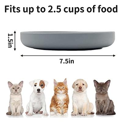 Feedoo Slow Feeder Dog Bowls 3 Cups Large, Food Grade 304 Stainless Steel  Dog Bowls, with Non-Slip Silicone Mat, Maze Pet Dish to Slow Down Eating