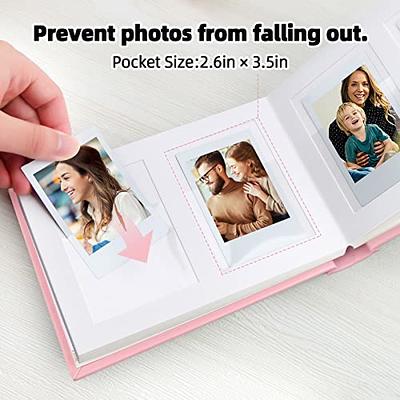 Photo Album with Writing Space for Fujifilm Instax Mini Camera, Leather  Cover, 64 Pockets Instax Photo Album Polaroid Photo Albums Book for  Fujifilm Instax Mini 12 11 9 40 Evo Instant Camera (Pink) - Yahoo Shopping