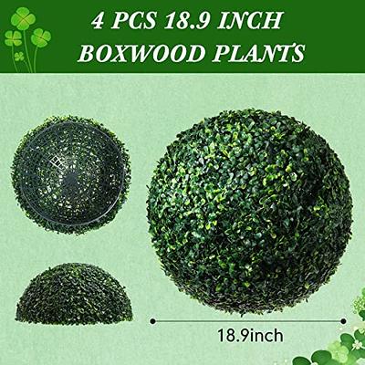 4 Pcs 18.9 Inch Artificial Plant Topiary Balls Outdoor Round Boxwood Balls  Large Garden Spheres Faux Decorative Greenery Balls for Outdoor Wedding  Garden Backyard Balcony Front Door Home Decor - Yahoo Shopping