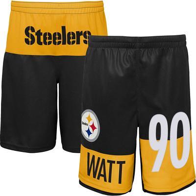 Men's Nike T.J. Watt Black Pittsburgh Steelers Name & Number T-Shirt