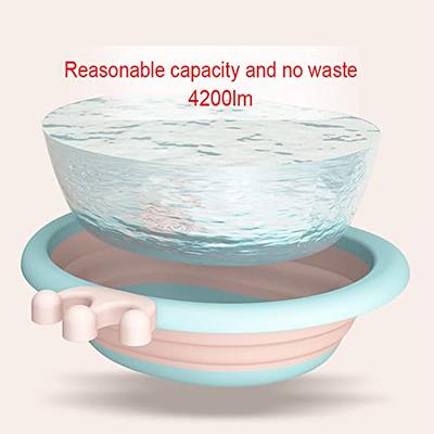 Collapsible Multiuse Wash Bin- Portable Wash Basin/Dish Tub/Ice Bucket with  10 L Capacity for Camping, Tailgating, More by Wakeman Outdoors 