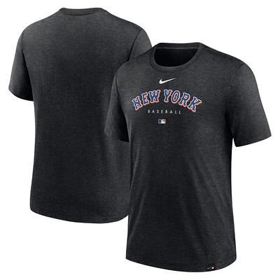 New York Yankees Nike Cooperstown Collection Rewind Splitter Slub Long  Sleeve T-Shirt - Navy/Gray