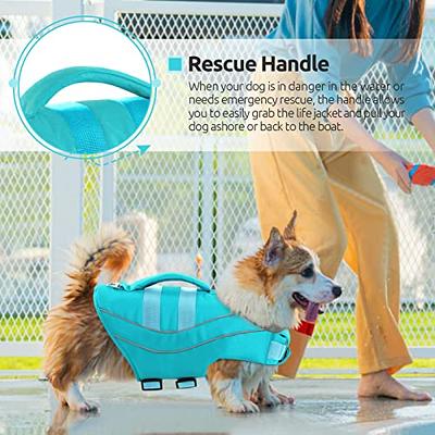 Queenmore Dog Life Jacket High Floatation Pet Life Vest