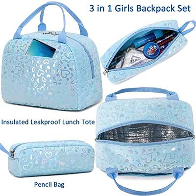 Primary School Lunch Bags for Children Complete Kit Handbags for