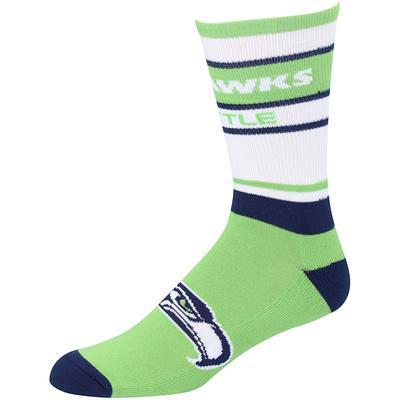 Seattle Seahawks for Bare Feet Team Color Quarter-Length Socks