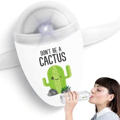 Cactus and Flamingo Kids Leak Proof Water Bottles with Push Button