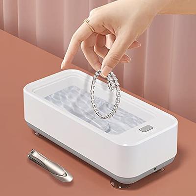 Ultrasonic Jewelry Cleaner, Ultrasonic Cleaner,Professional Glasses  Cleaning Machine 47kHz Ultrasonic Cleaner for Jewelry, Diamond Ring,  Earring