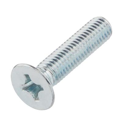 Everbilt #8-32 x 1 in. Phillips Flat Head Zinc Plated Machine Screw