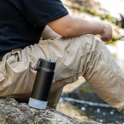 COKTIK Insulated Stainless Steel Water Bottle With Straw Lid