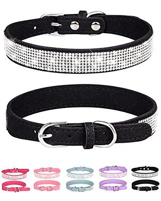 Bling Dog Collar for Small Medium Large Dogs, Crown Rhinestone Dog