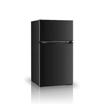 Arctic King 3.2 Cu ft Two Door Mini Fridge with Freezer, Stainless Steel,  E-Star, ARM32D5ASL