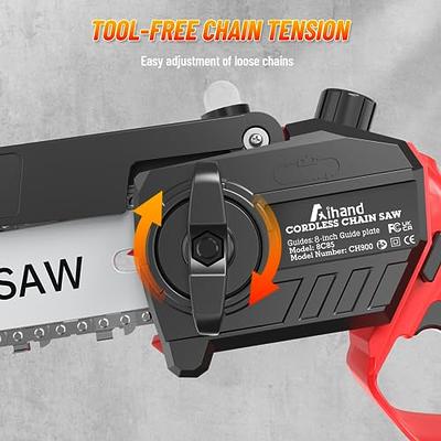 6-inch Mini Chainsaw Cordless, Battery Powered Electric Chainsaw Cordless,  Handheld Chainsaw with 2Pcs 21V 2.0Ah Batteries, Portable Small Chainsaw  for Tree Trimming Branch Pruning and Wood Cutting - Yahoo Shopping