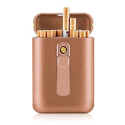 OLDENDO Metal Cigarette Case Vintage Cigarette Holder Box King Size Portable  Pack 16pcs Regular Size Cigarettes Gifts for Man Women (Gold) - Yahoo  Shopping