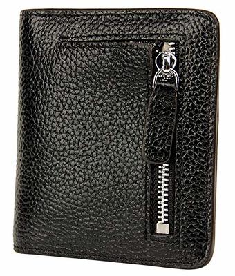 Womens Small Wallet Mini Purse Bifold Slim Card Case Holder Zipper Coin  Pocket - Yahoo Shopping