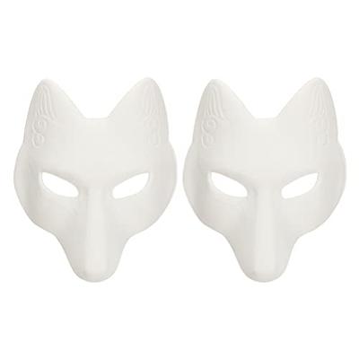 SAFIGLE Therian Mask Plush Cat Fox Mask Therian Realistic Therian