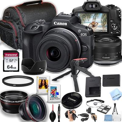 Canon EOS R100 Mirrorless Digital Camera with 18-45mm Lens