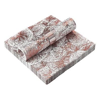 Elegant Floral Disposable Napkins, Pack Includes 18 Wedding Napkins, Party  Napkins Disposable Perfect For Dessert, Classic Dinner Napkins For Upscale  Events, Christmas Napkins For Holiday Meal, Gold - Yahoo Shopping