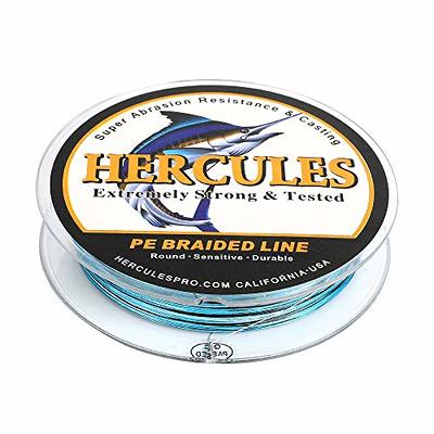 HERCULES 1094 Yards 8 Strands Weave 10-300lb Extreme PE Ice