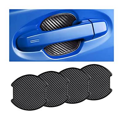 4Pcs Car Door Handle Stickers, 3D Carbon Fiber Texture Auto Door