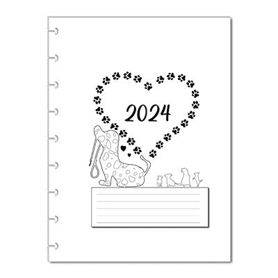  2023-2024 Weekly & Monthly Planner Refill, 11-Disc