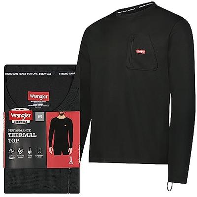 Wrangler - Mens Thermal Long Sleeve Shirt - (Size X-Large, Black) Thermal  Underwear for Men - Yahoo Shopping