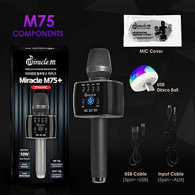 Kids Karaoke Microphone 2 Pack, Wireless Bluetooth Karaoke