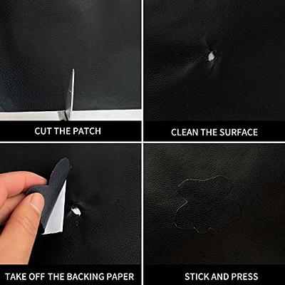 4 Sheets Down Jacket Repair Patches, 25 * 15cm Self Adhesive Clothes Repair Patches,Waterproof Polyester Repair Stickers for Umbrella Tent, Pants