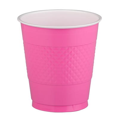 Hefty Pink Disposable Party On! Plastic Cups