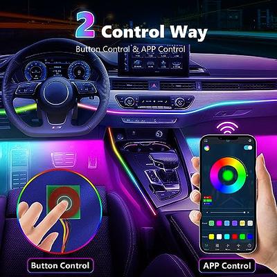 ICBEAMER [Color:Purple] Universal USB Interface Plug-In Miniature Night  light LED Car Interior Trunk Ambient Atmosphere - ICBEAMER