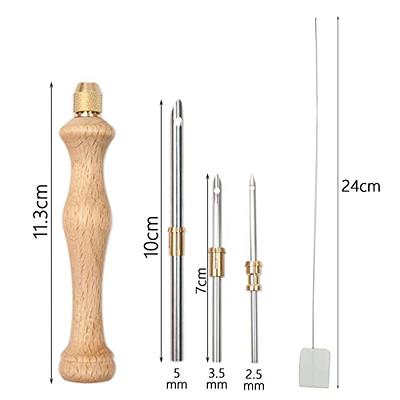 Yiju Punch Needle Set Portable Punch Needle Tool Adult with Wire Guide  Embroidery Pen Embellishment 5 mm 2.5 mm 3.5mm Tool for Thread and Yarn -  Yahoo Shopping