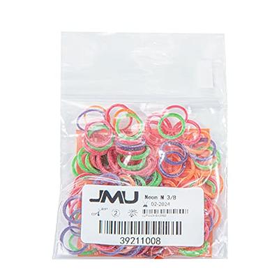 100 Medium Elastic Bands - Matte Black #94005