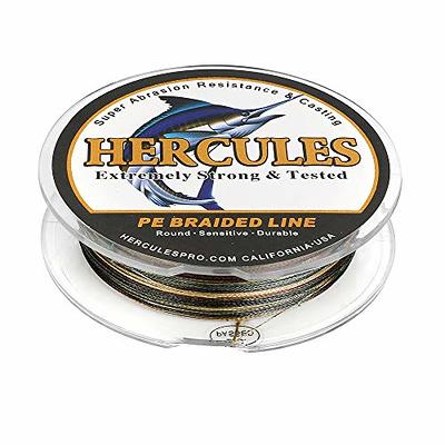 HERCULES Super Strong 500M 547 Yards Braided Fishing Line 20 LB Test for  Saltwater Freshwater PE Braid Fish Lines 4 Strands - Camouflage, 20LB  (9.1KG), 0.20MM - Yahoo Shopping