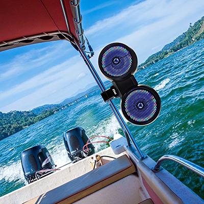 Pyle Waterproof Marine Wakeboard Tower Speakers - 6.5”Dual