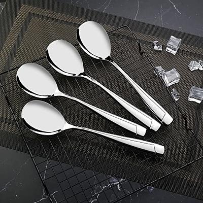 Stainless Steel Portion Control Solid Serving Spoon 3-piece Combo