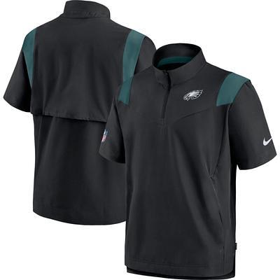 Philadelphia Eagles Nike 2023 Sideline Performance Long Sleeve Quarter-Zip  Top - Black