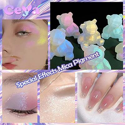 Ceya Mica Powder, 2.8oz/80g Pastel 8 Color Set Pearlescent Effect Colo –  WoodArtSupply