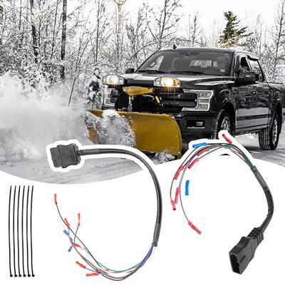 Qnbes 9 Pin Truck and Plow Side Repair Harness Cover Fit for