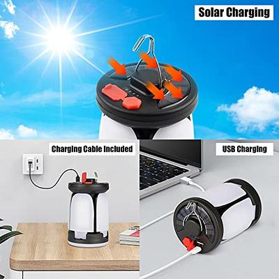 Solar Camping Light Power Bank LED Camping Lanterns Waterproof