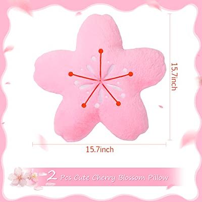 Cherry Blossom Pillow Sakura Kawaii Room Decor Pink Flower Cushions