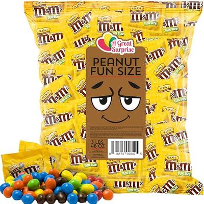 Peanut Chocolates - 3 LB - Fun Size Individual Packs - Bulk Party