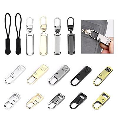 Zipper Pull Replacement,Universal Metal Luggage Replacement Zipper