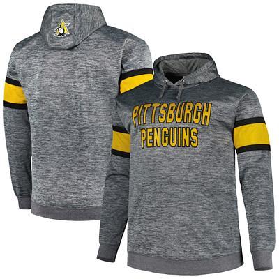 Men's Pittsburgh Penguins Fanatics Branded Heathered Gray Hometown Burgh  Proud Fitted Pullover Hoodie