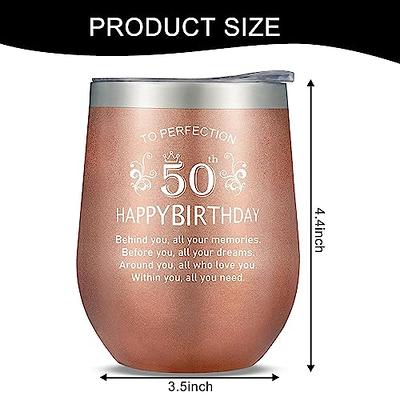 50th Birthday Gifts for Women - Funny Turning 50 Year Old Birthday Gift  Ideas for Wife, Mom, Daughter, Sister, Aunt, Best Friends, BFF, Coworkers 