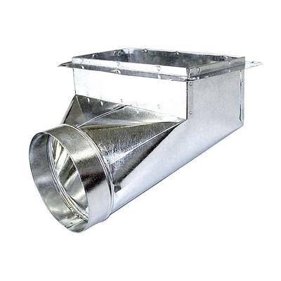 Master Flow 3-1/4 in. x 10 in. x 7 in. Hood Transition Fan Boot FB3.25X10X7  - The Home Depot