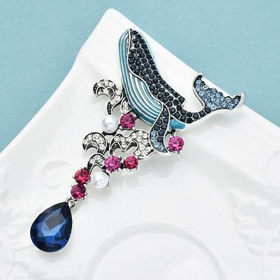 Luxury Whale Brooches For Women Beauty Girl Brooch Needles Decoration Coat  Pins Accessories, Gifts Her, Mom - Yahoo Shopping