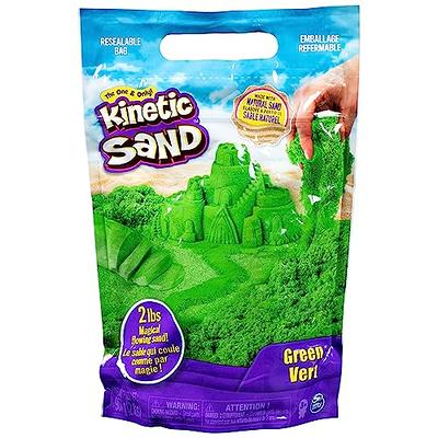 Play Sand Kit - 32 PC Sand Toy Set 3.3lbs Magic Sand, Molds & Tools Blue