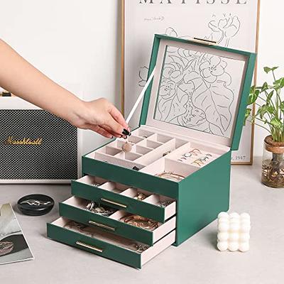 Necklace Display Holder Multifunctional Earring Organizer Box with