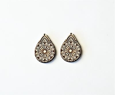 Earring Blanks DIY Wood Earring Blanks DIY Craft Earrings Laser Cut Wood  Earrings Unfinished Wood Jewelry Blanks